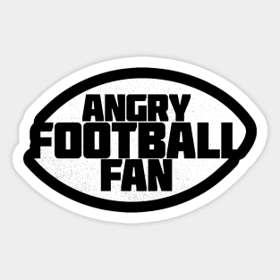 Angry Football Fan Sticker